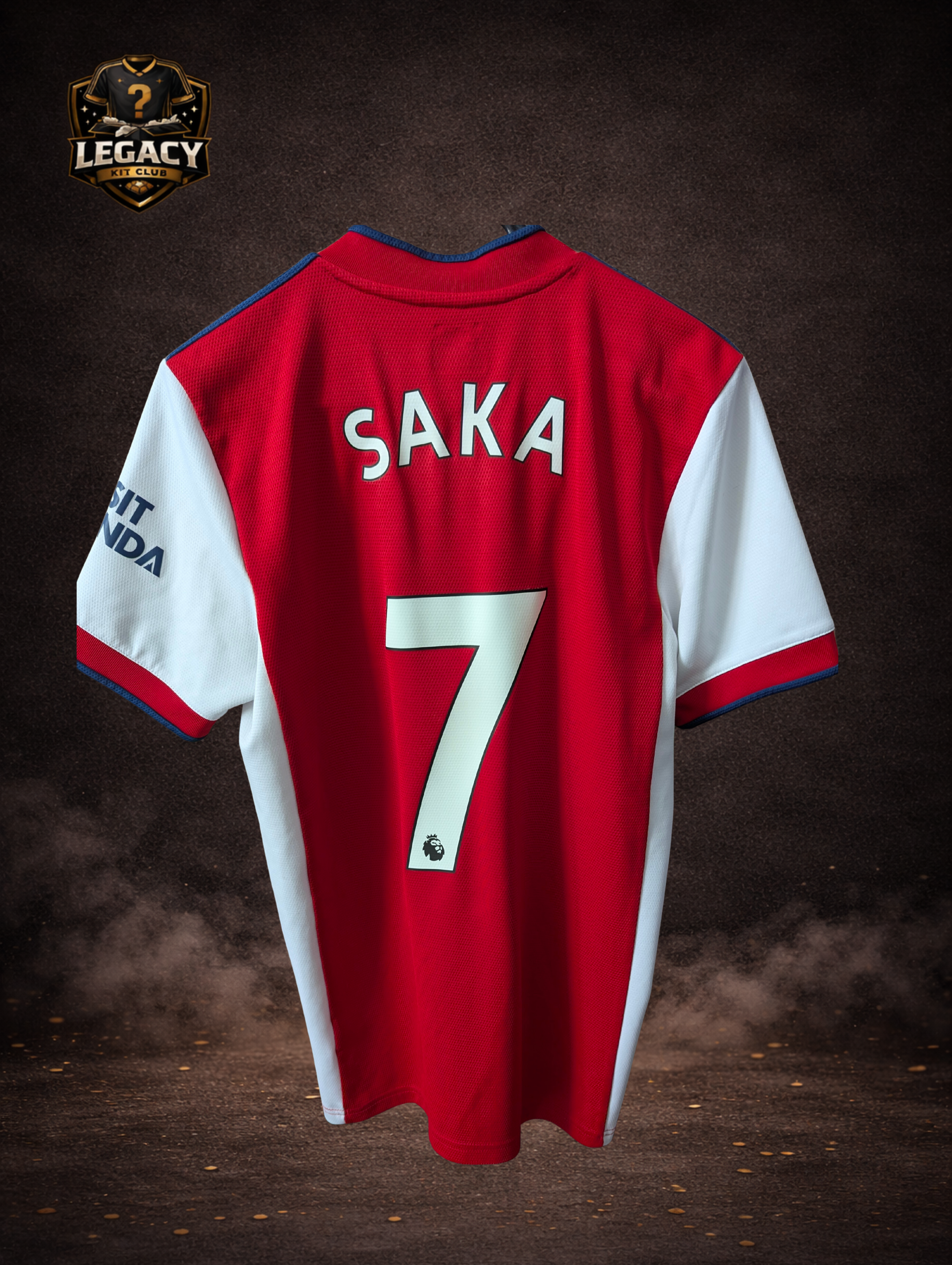 Maillot Arsenal domicile floqué Saka saison 2021/2022 - S - Legacy Kit Club
