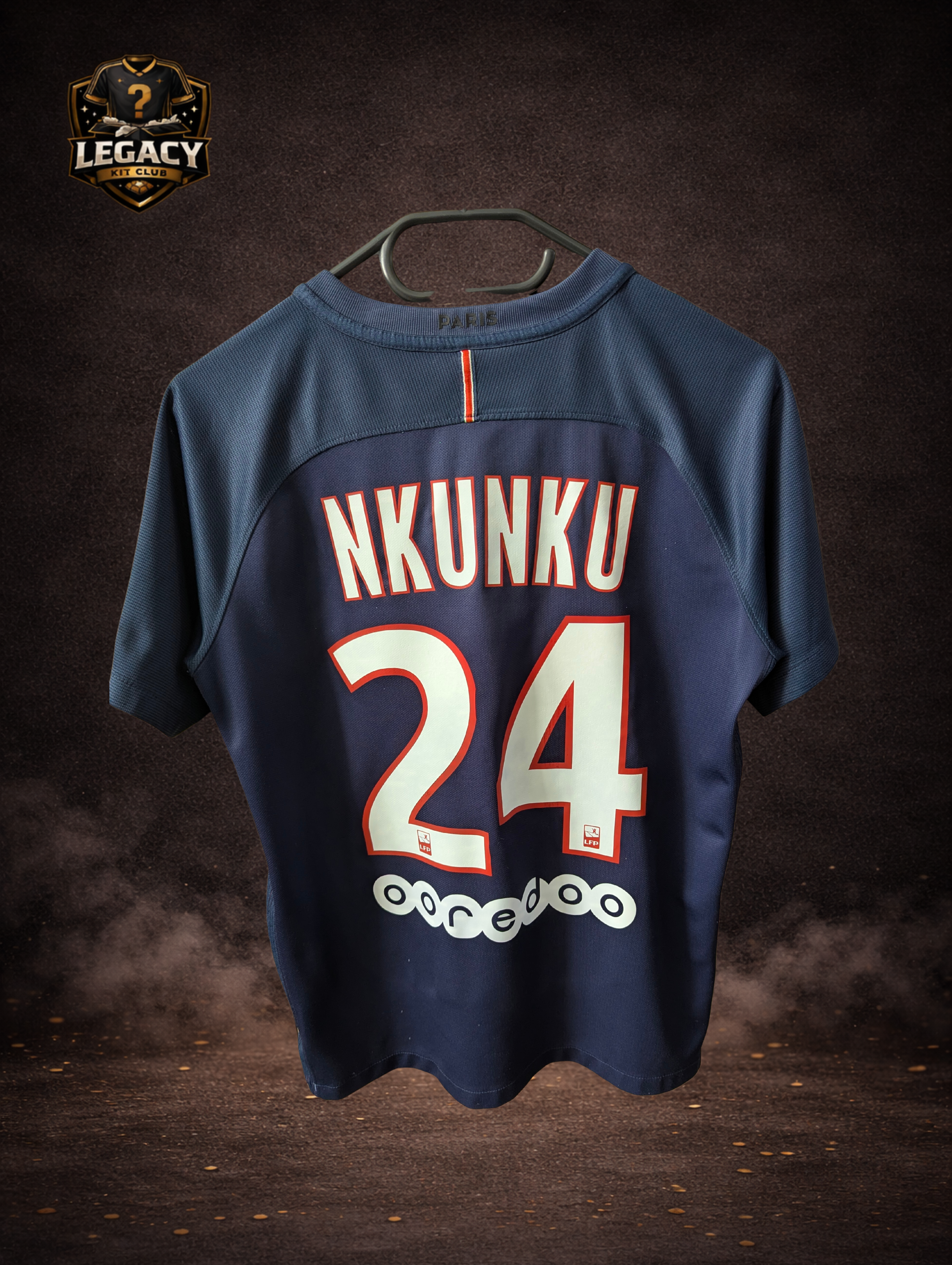 Maillot PSG domicile floqué Nkunku saison 2015/2016 - XS - Legacy Kit Club