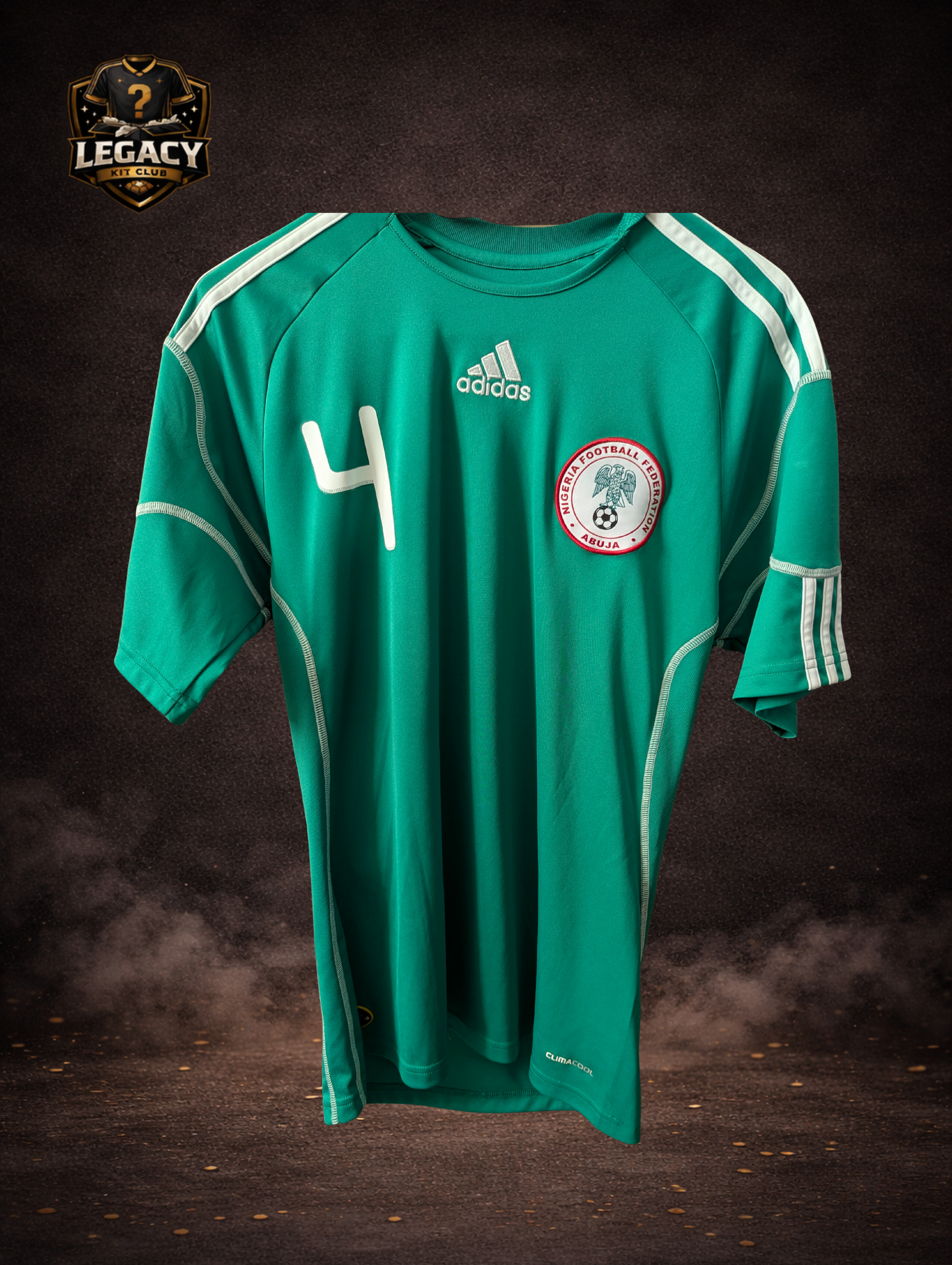 Nigeria home shirt Kanu print 2009/2010 season - S