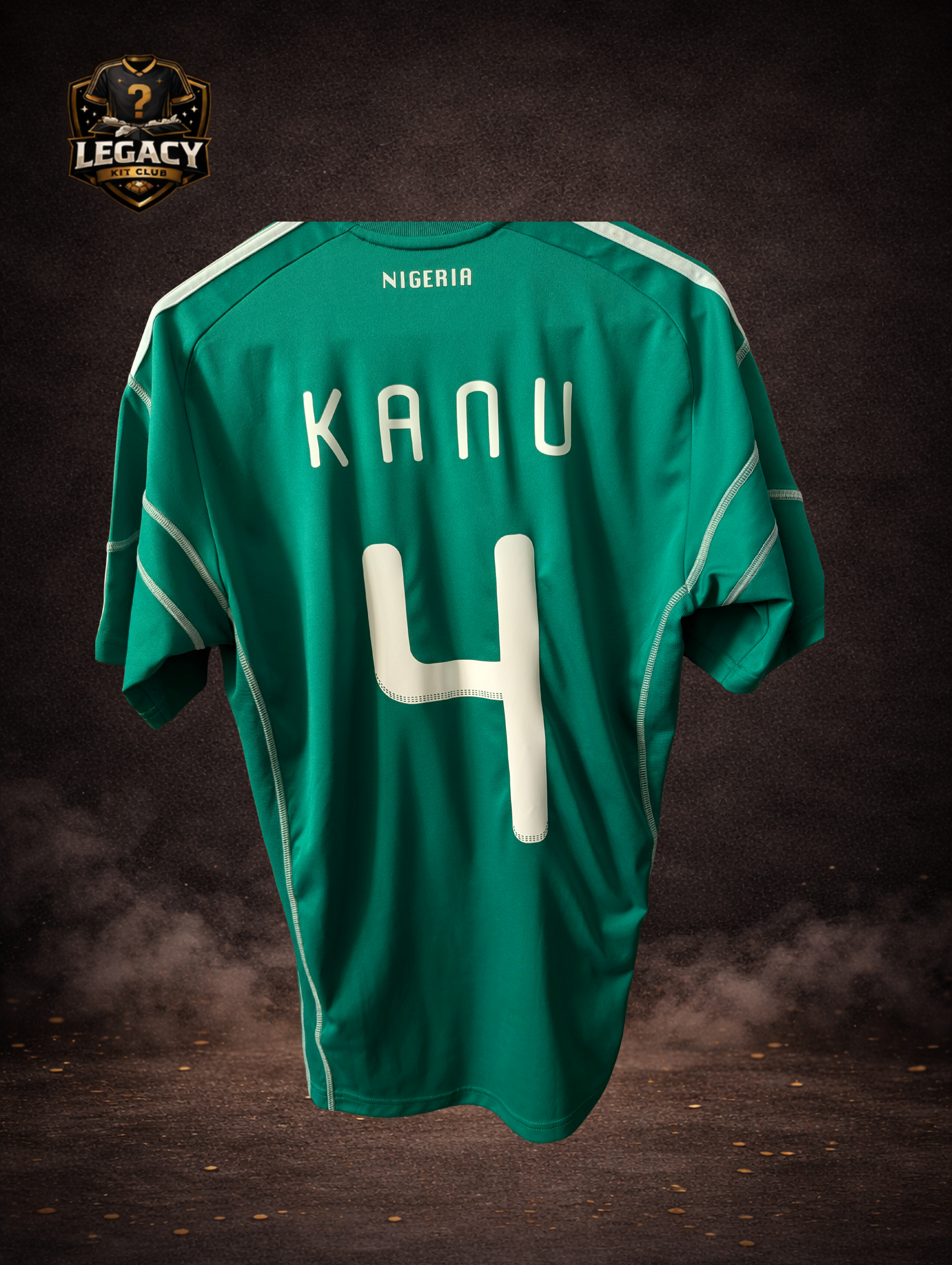 Nigeria home shirt Kanu print 2009/2010 season - S