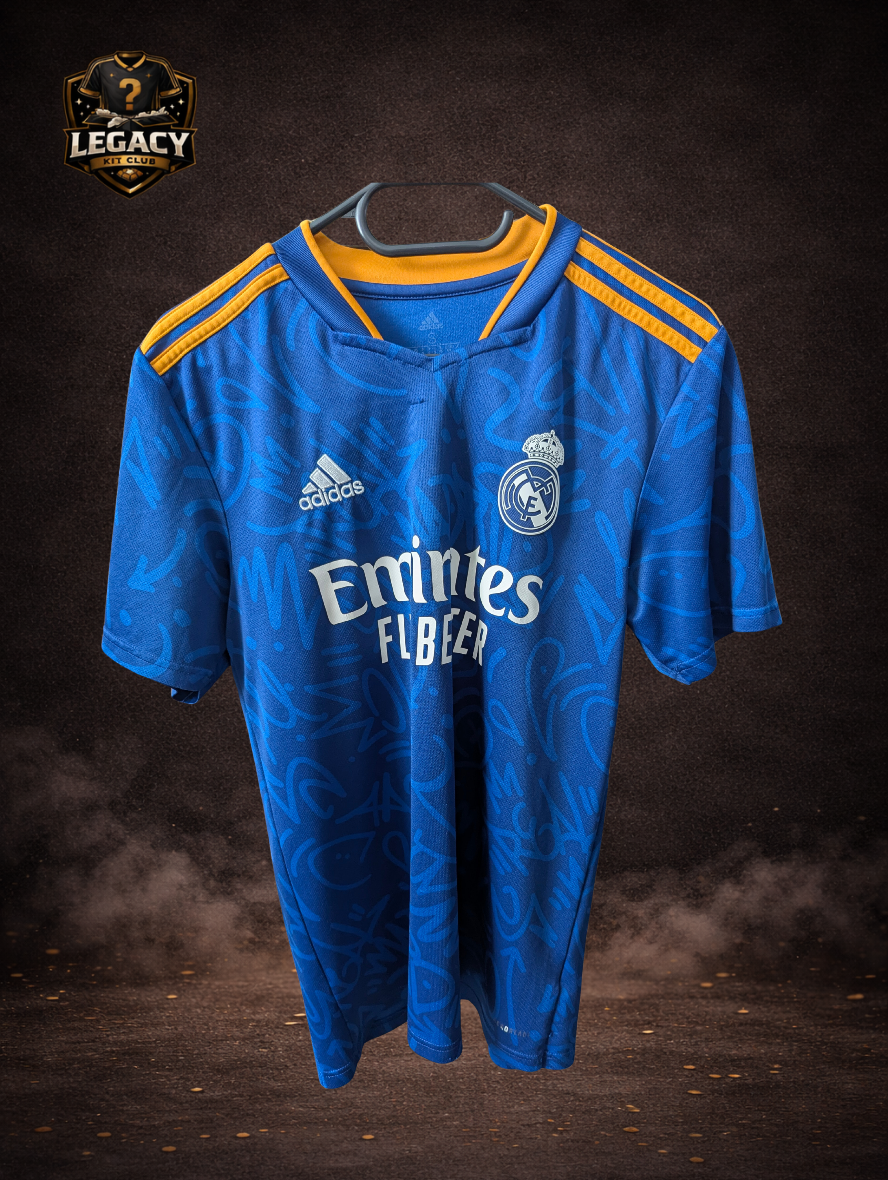 Maillot Real Madrid extérieur floqué Benzema saison 2021/2022 - S - Legacy Kit Club