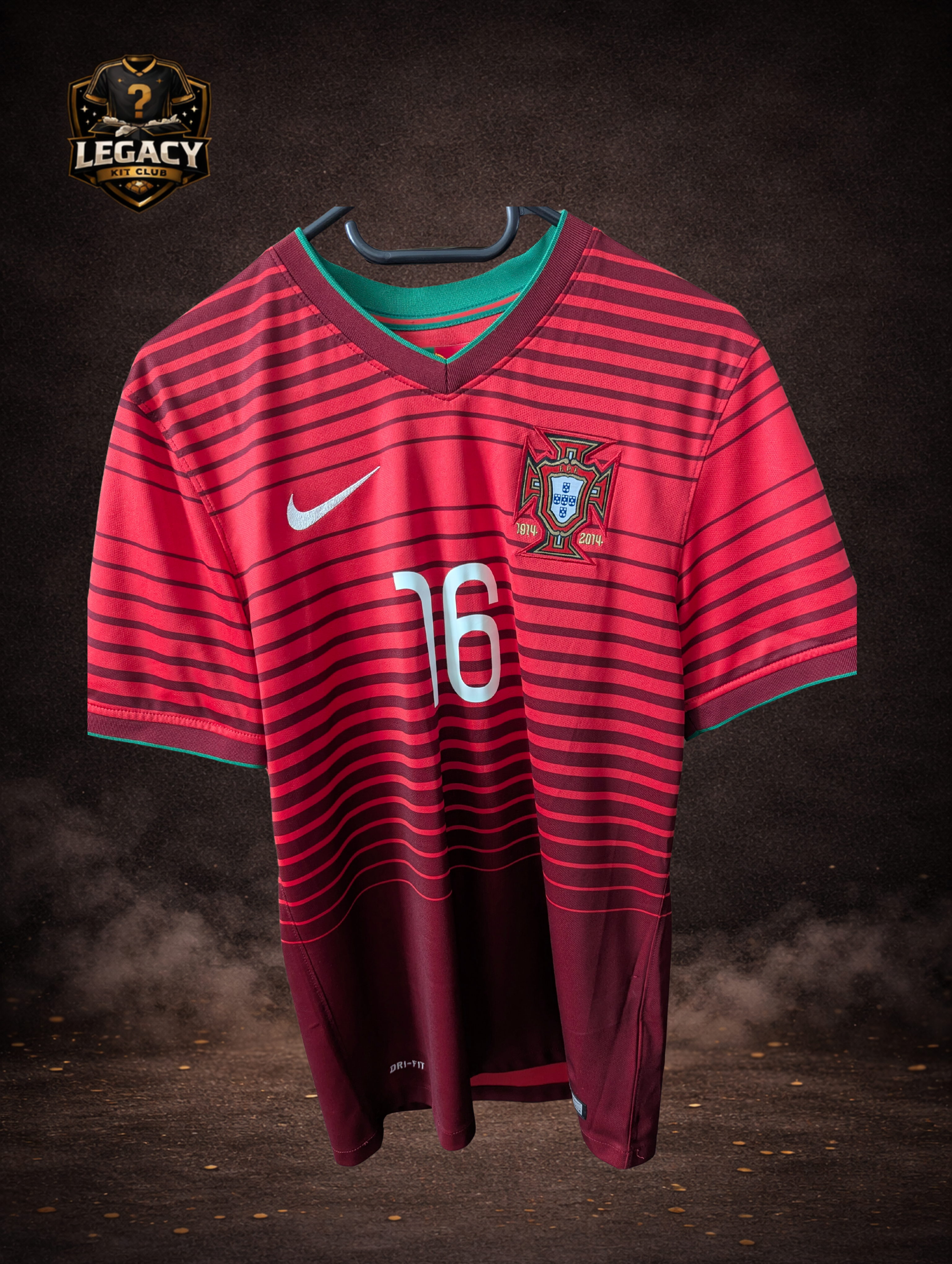 Maillot Portugal domicile floqué Meireles saison 2014/2015 - S - Legacy Kit Club