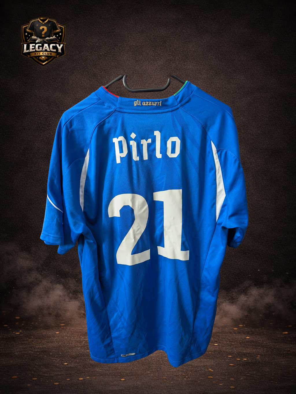 Italy home shirt flocked Pirlo 2009/2010 season - XL