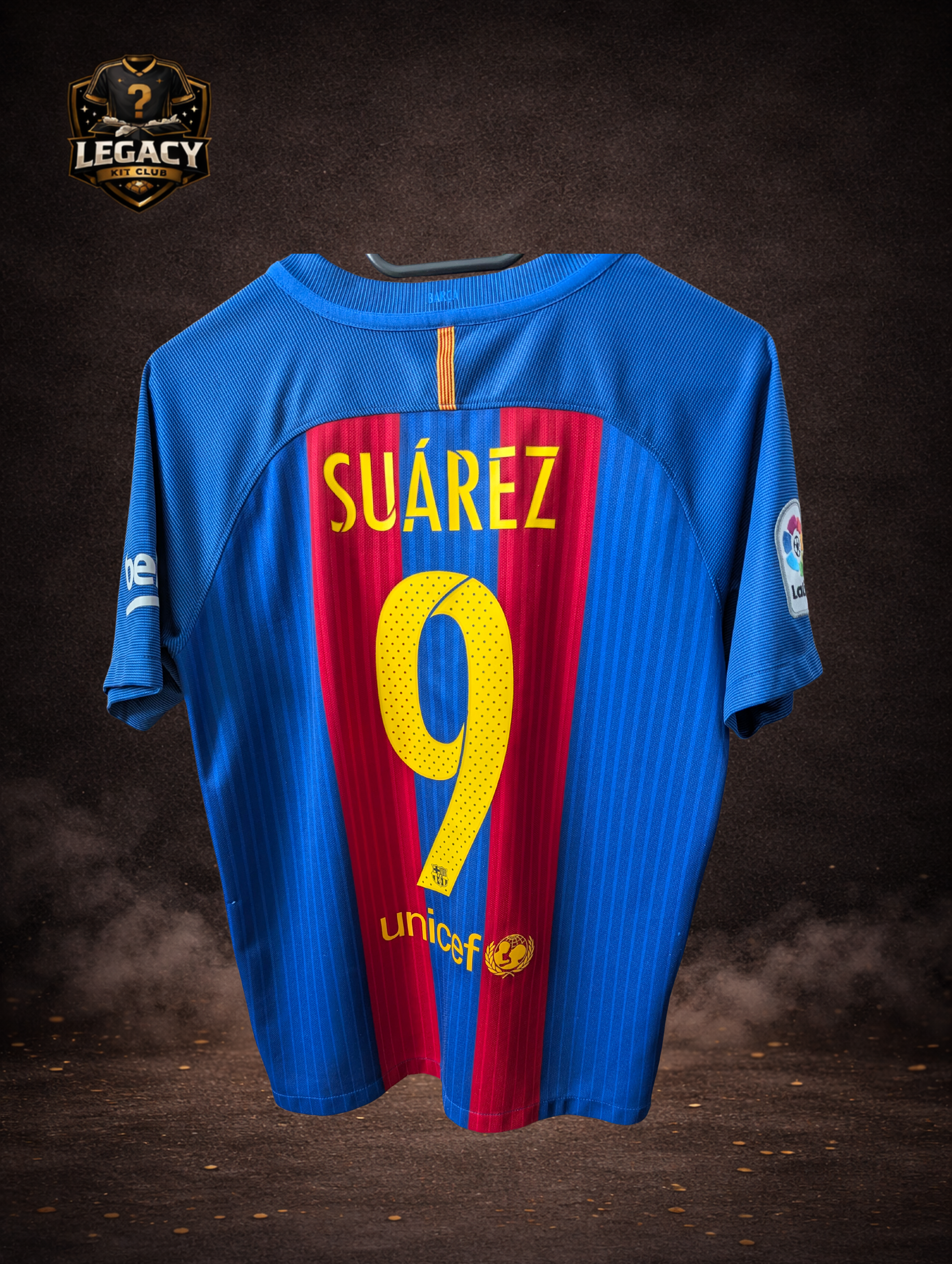 Maillot Barcelone domicile floqué Suarez saison 2016/2017 - XS - Legacy Kit Club