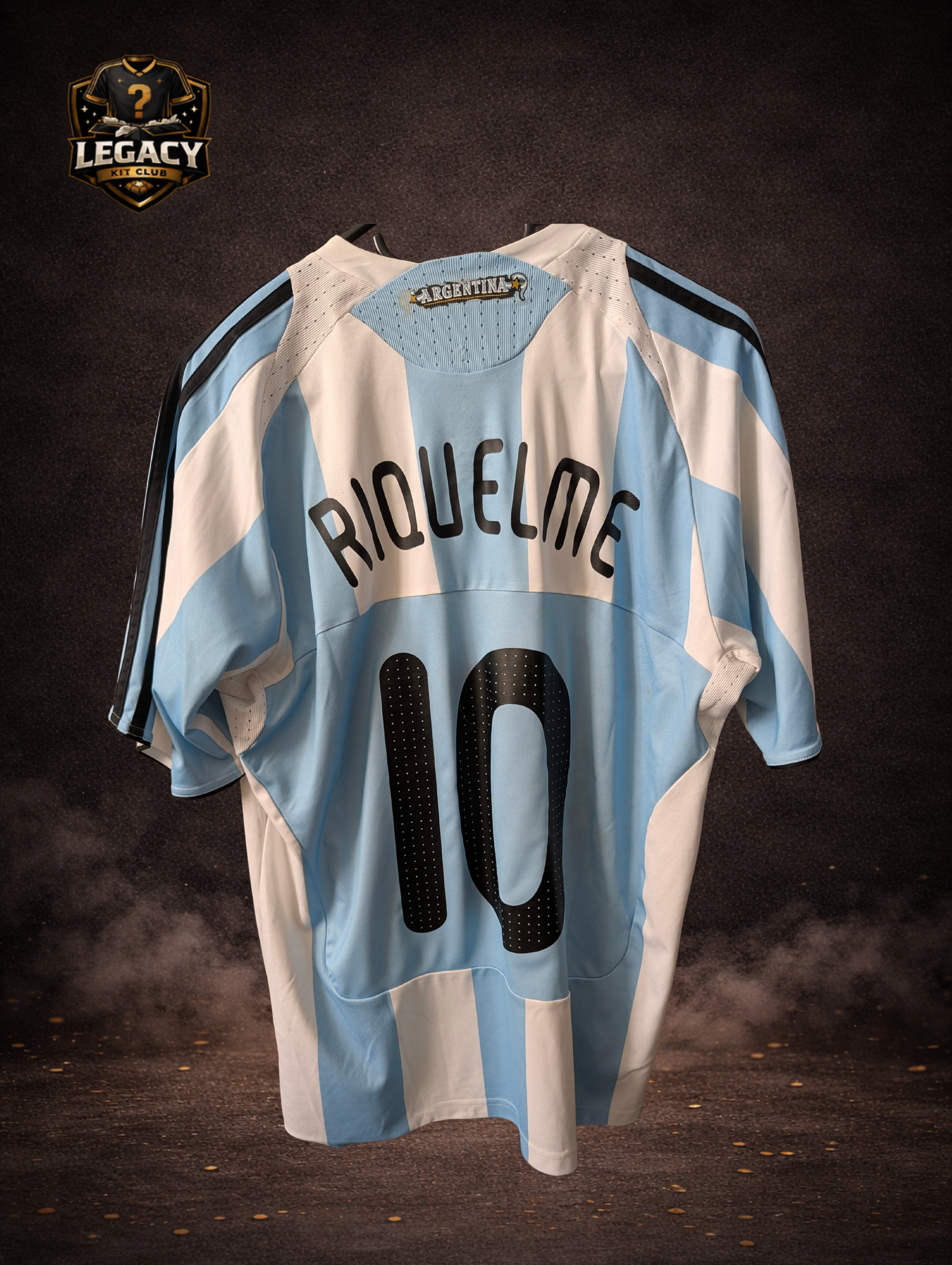 Argentina home jersey flocked Riquelme season 2007/2008 - S