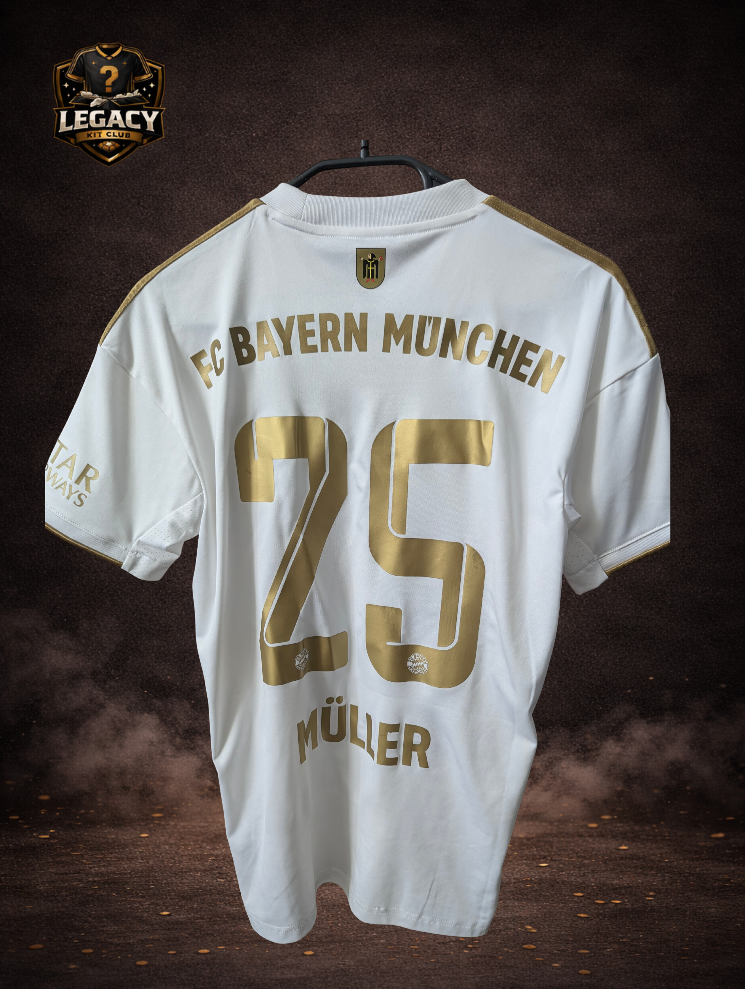 Maillot Bayern Munich extérieur floqué Muller saison 2022/2023 - XS - Legacy Kit Club